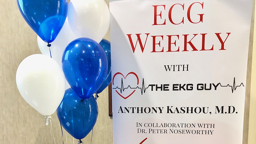 EKG Guy poster Anthony Kashou, M.D.
