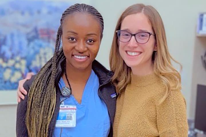 Doctor and medical student serve lunch, dignity and more to homeless patient