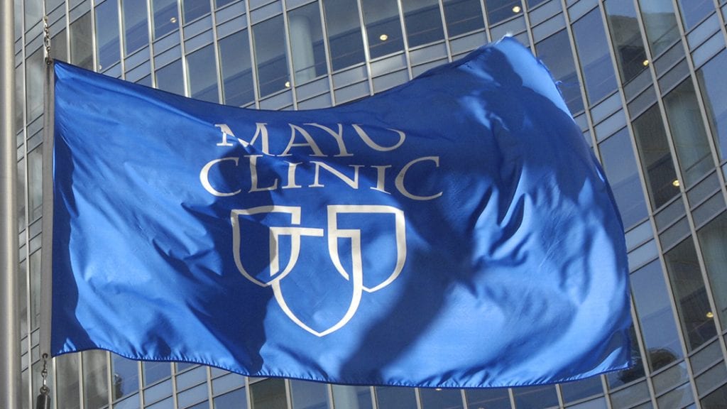 Photo of Mayo Clinic flag