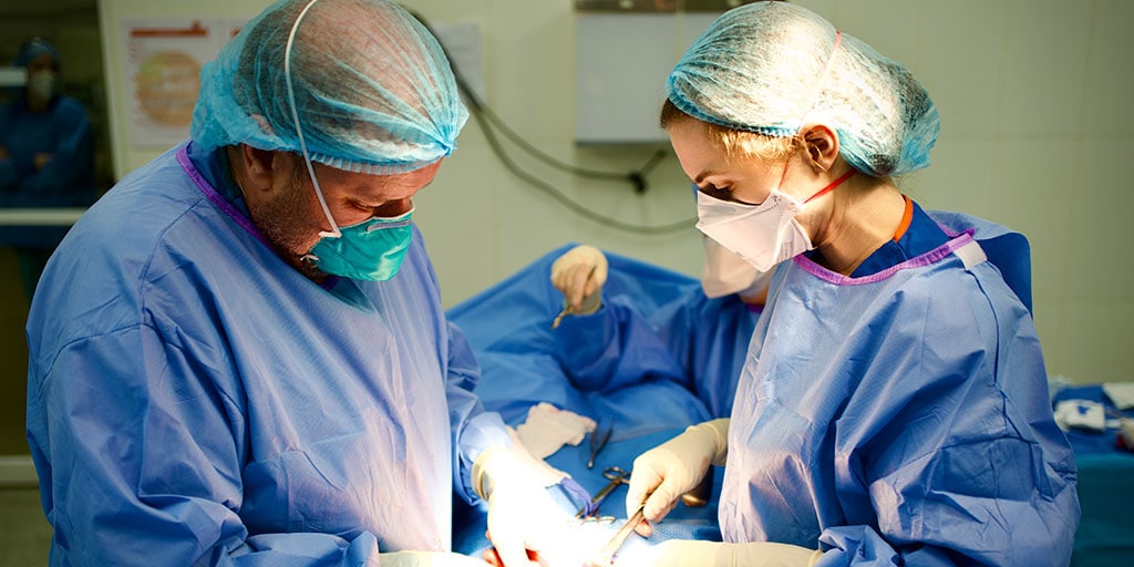 Mayo Clinic physicians in the Operating Room in Honduras