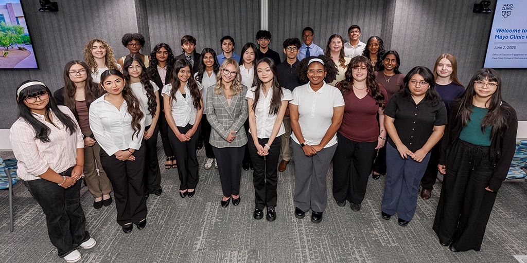 Students in the Class of 2026 Mayo Clinic CARES program