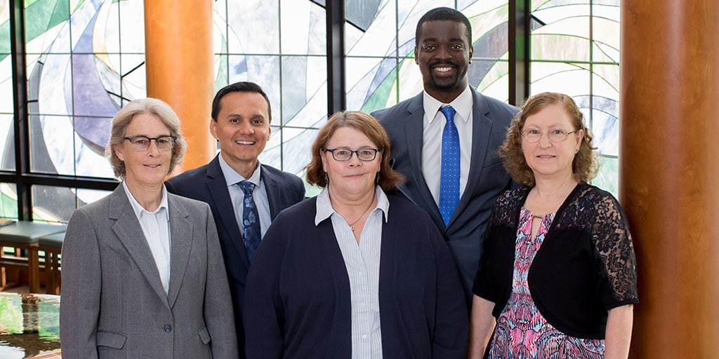 Group photo of interns during the Clinical Pastoral Education Internship at Mayo Clinic in Rochester, Minnesota