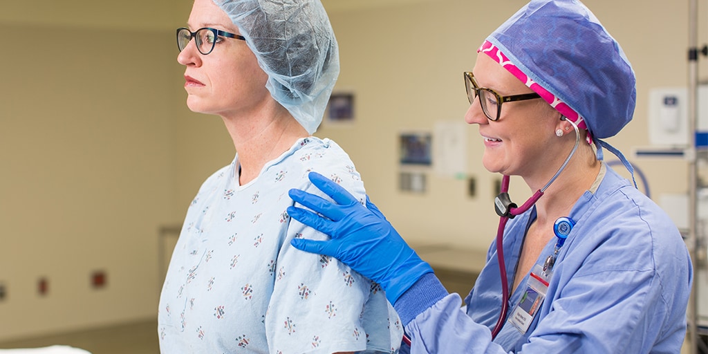 DNAP student working with patients