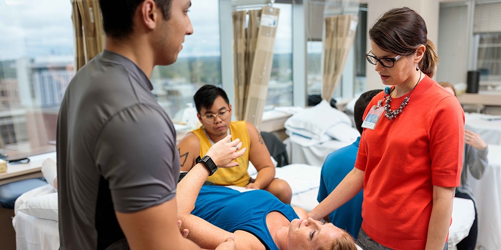 DPT students in classroom 