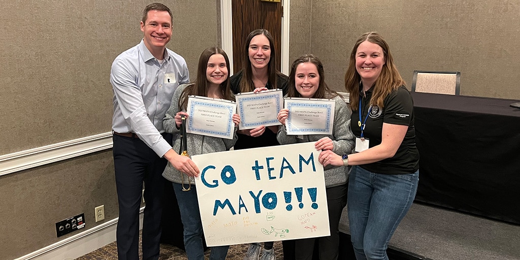 Student in Mayo Clinic's Physician Assistant Program were the winners of the 2023 MAPA Challenge Bowl