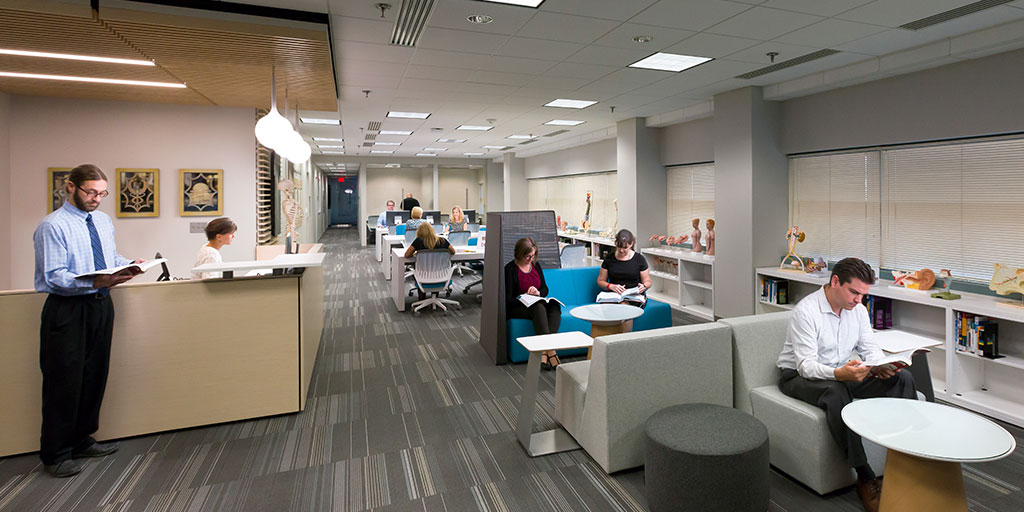 Library Resource Center in the Johnson Research Building (Mayo Clinic campus in Scottsdale, Arizona)