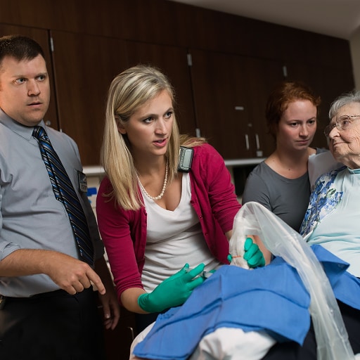 Mayo Clinic Family Medicine residents treating a patient