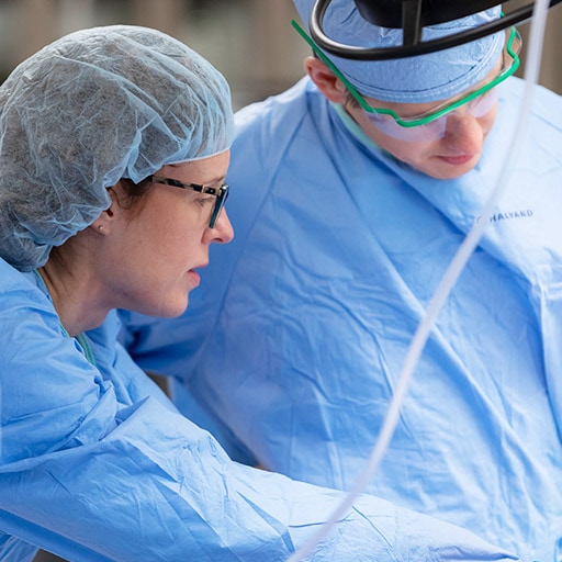 Carrie Langstraat, M.D. in the operating room at Mayo Clinic in Rochester, Minnesota.