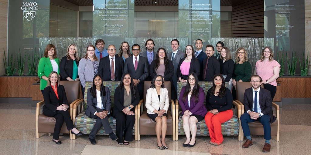 Group photo of Infectious Diseases faculty at Mayo Clinic in Arizona