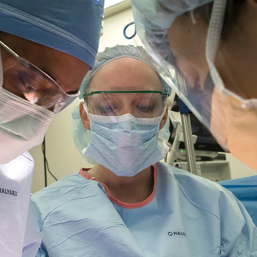 Minimally Invasive Gynecologic Surgery fellows in an operating room at Mayo Clinic in Phoenix, Arizona.