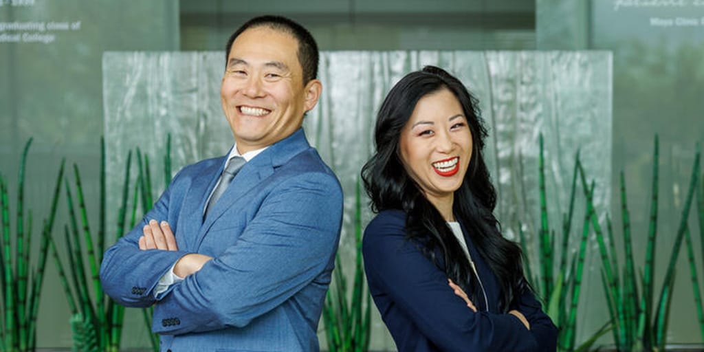 Headshot of Drs.Johnny Yi, M.D.and Michelle Louie, M.D.