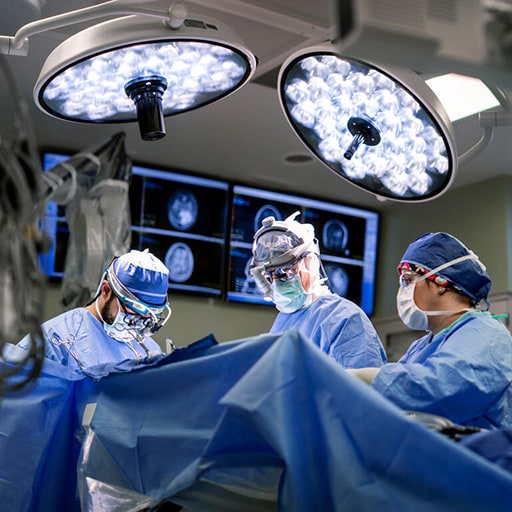 Three people from Neurologic Surgery Residency (MN) program in surgery
