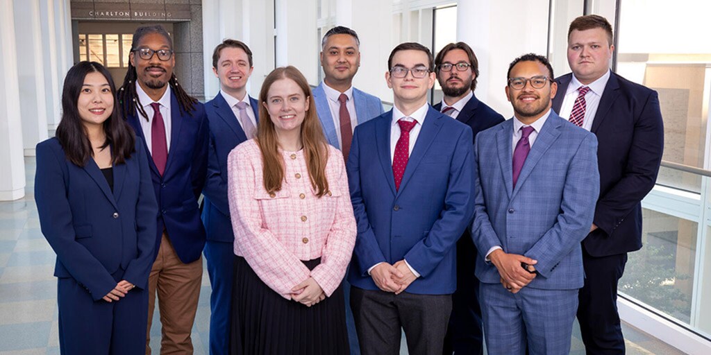 The 2026 fellows pose for a group photo.