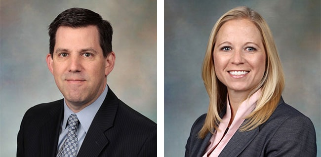 Radiation oncology residency program directors Johnathan Ashman, M.D., and Lisa McGee, M.D.