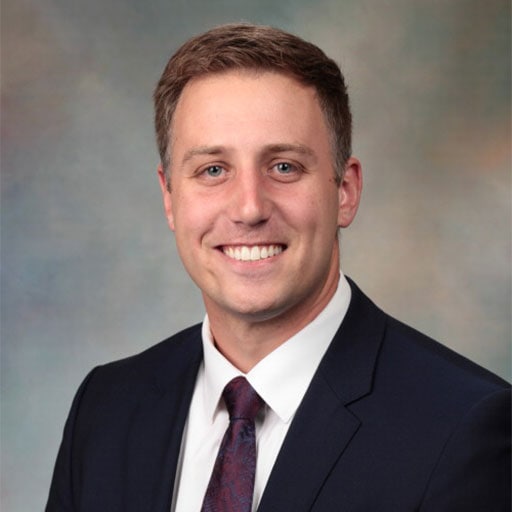 Radiation oncology resident Justin Anderson, M.D.