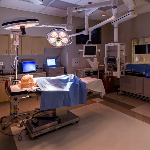 Operating room suite in the Mayo Clinic Multidisciplinary Simulation Center in Arizona