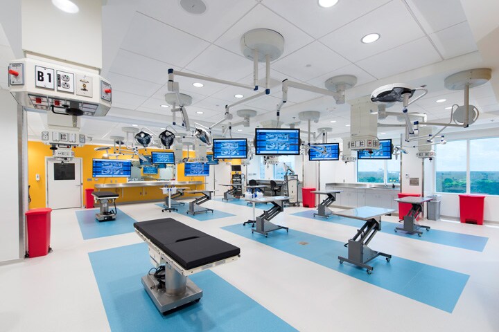 Procedural Skills Lab at Mayo Clinic's J. Wayne and Delores Barr Weaver Simulation Center in Jacksonville, Florida.