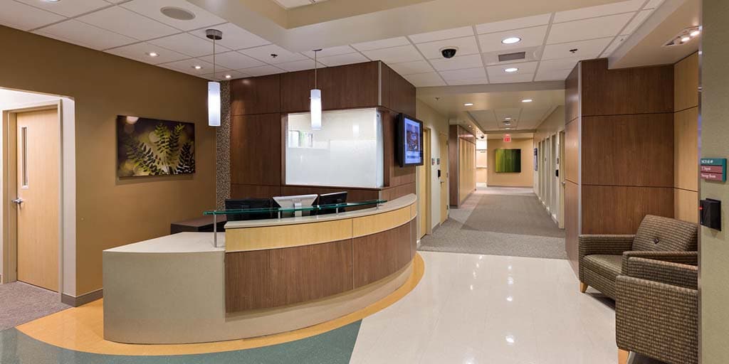 Main entrance to the Simulation Center at Mayo Clinic in Arizona