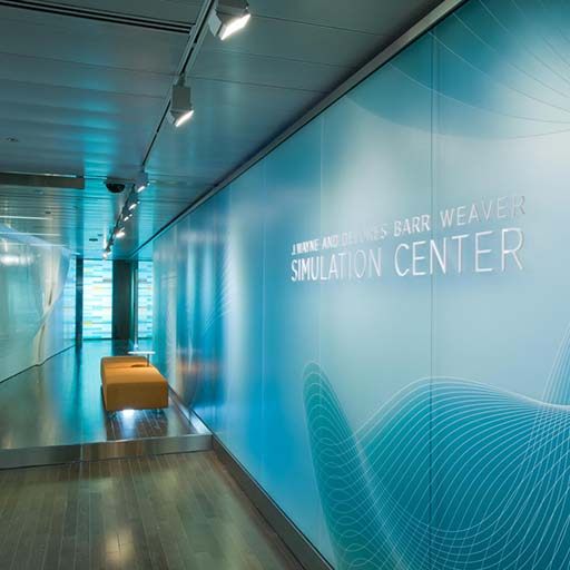 Entrance of the Simulation Center at Mayo Clinic in Florida