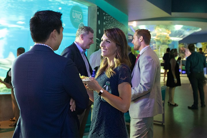 Mayo Clinic students and trainees at a Phoenix gallery