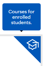 Icon stating courses for enrolled students