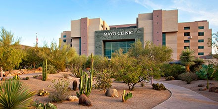 Mayo Clinic campus in Arizona exterior facilities photo